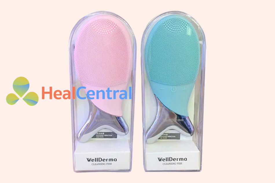 Máy rửa mặt hình con cá Wellderma Cleaning Fish