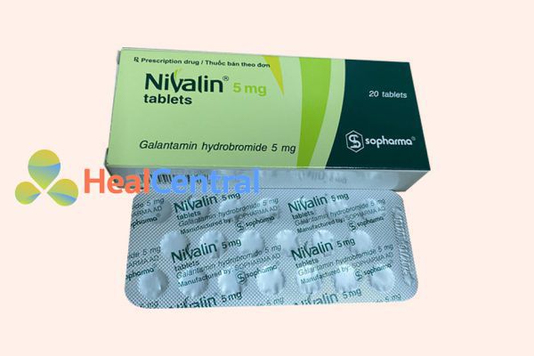 Mặt dưới vỉ thuốc Nivalin