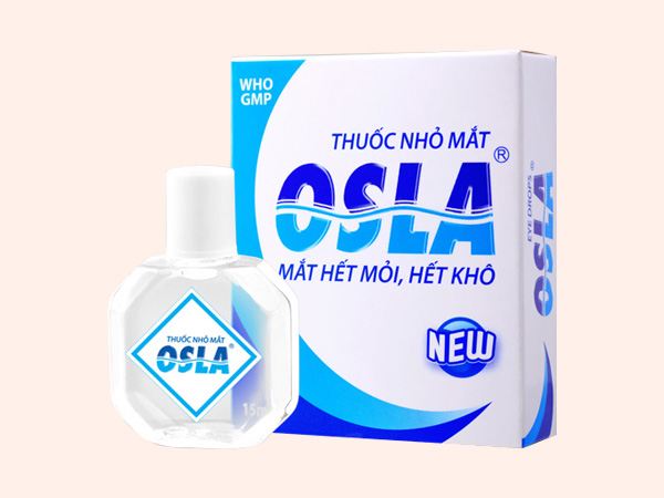 Thuốc nhỏ mắt Osla sản xuất bởi Công ty Merap