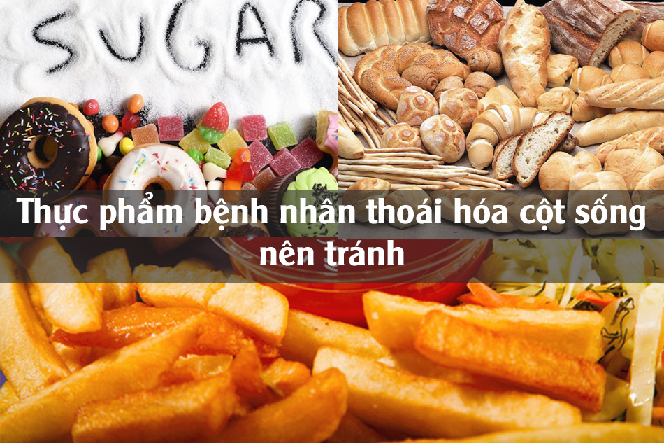 Thực phẩm bệnh nhân thoái hóa cột sống nên tránh