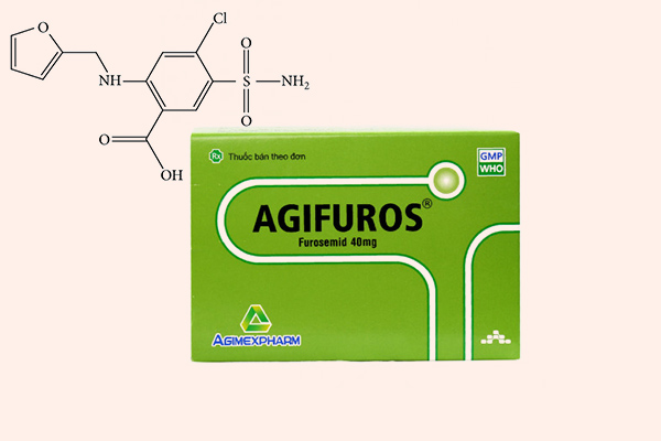 Furosemid là thành phần chính trong thuốc Agifuros