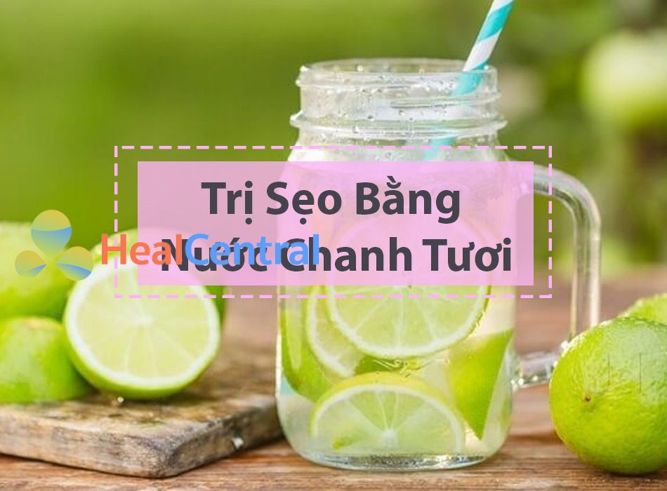 Triệt tiêu sẹo tại nhà bằng nước chanh tươi