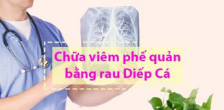 Chữa viêm phế quản bằng rau diếp cá