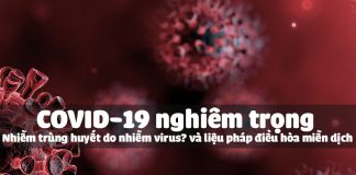 COVID-19 nghiêm trọng: Nhiễm trùng huyết do nhiễm virus? và liệu pháp điều hòa miễn dịch