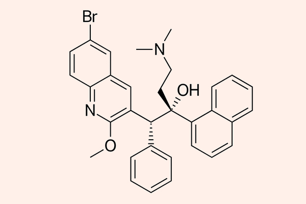 Cấu trúc hóa học của Bedaquiline