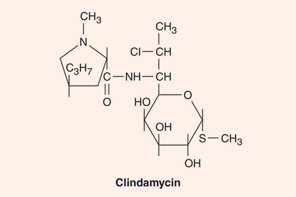 Cấu trúc hóa học của Clindamycin