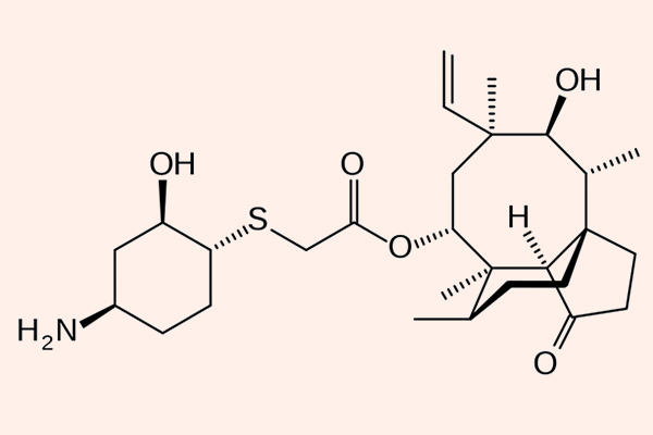 Cấu trúc hóa học của Lefamulin