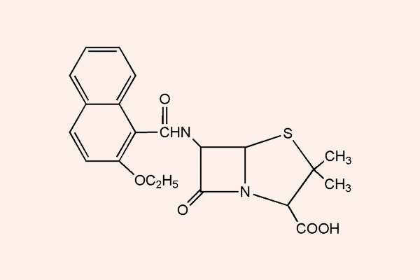 Cấu trúc hóa học của Nafcillin