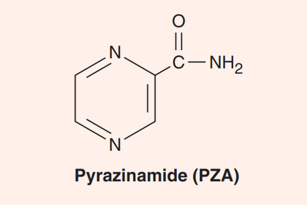 Cấu trúc hóa học của Pyrazinamide