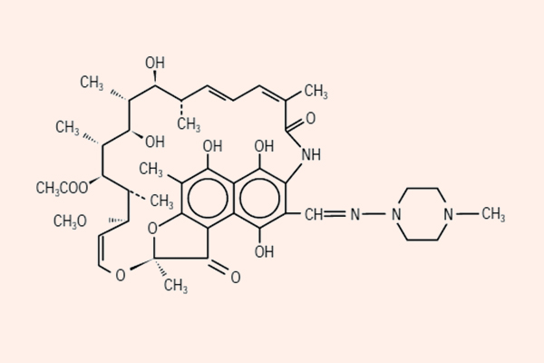 Cấu trúc hóa học của Rifampin