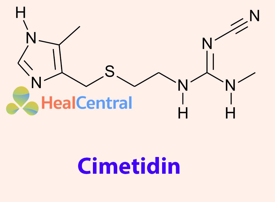 Công thức hóa học của Cimetidin