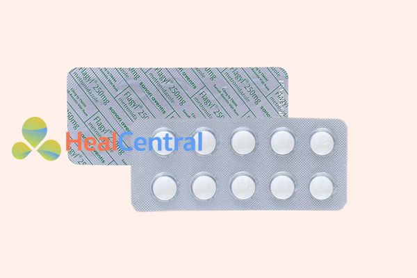 Hình ảnh: Vỉ thuốc Flagyl 250mg