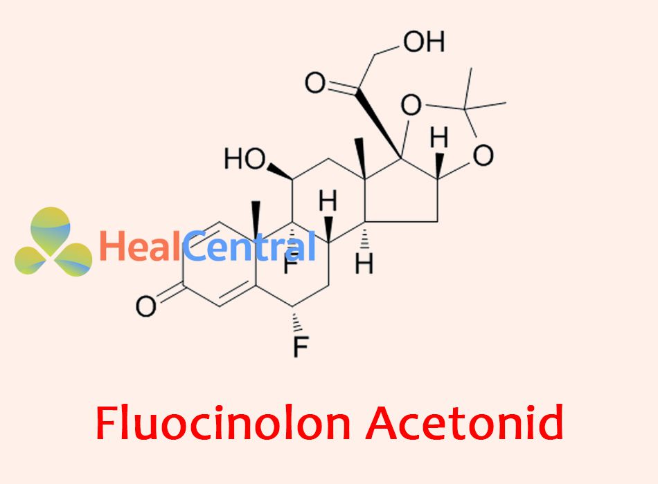 Công thức hóa học của Fluocinolon Acetonid