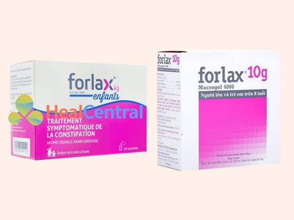 Thuốc Forlax 4g và 10g