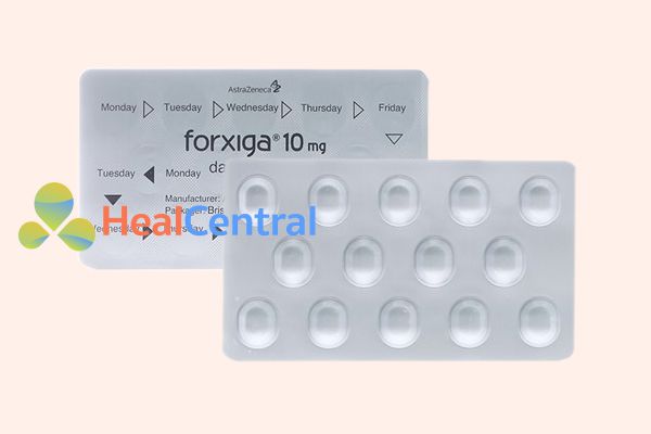 Hình ảnh: Vỉ thuốc Forxiga 10mg