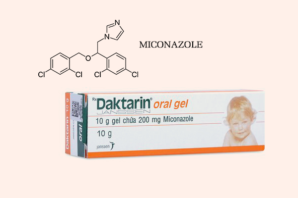 Miconazol là hoạt chất của thuốc Daktarin