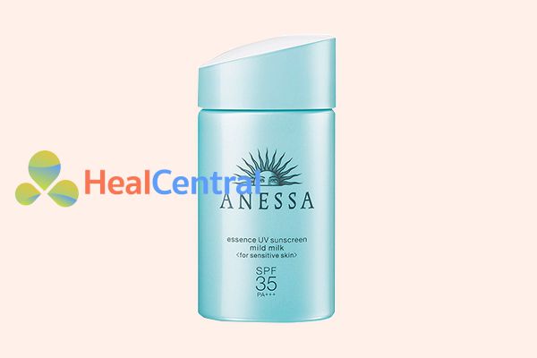 Sữa Chống Nắng Anessa Dành Cho Da Nhạy Cảm Essence UV Sunscreen Mild Milk SPF 35/ PA+++ 60ml.