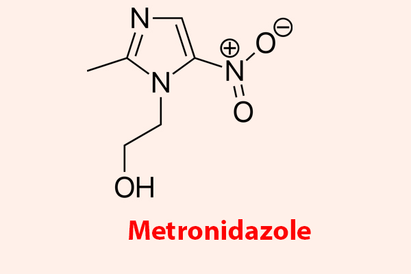 Công thức hóa học của Metronidazole