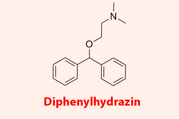 Công thức hóa học của Diphenylhydramin