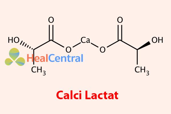 Calci lactat có trong Obimin