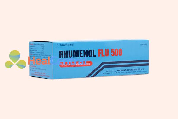 Hình ảnh: Hộp thuốc Rhumenol Flu 500