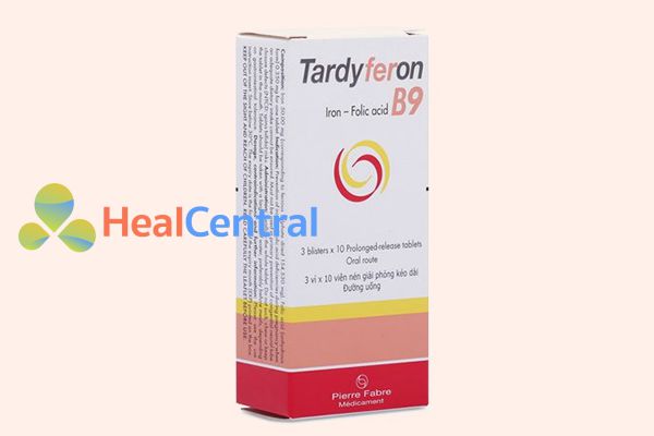 Hộp thuốc Tardyferon B9