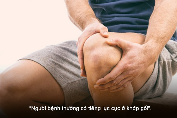 Dấu hiệu đặc trưng của thoái hóa khớp gối