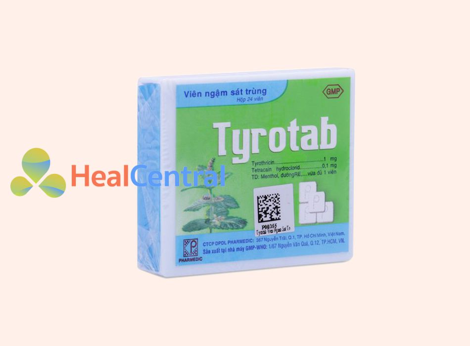 Tyrotab 1 vỉ xé