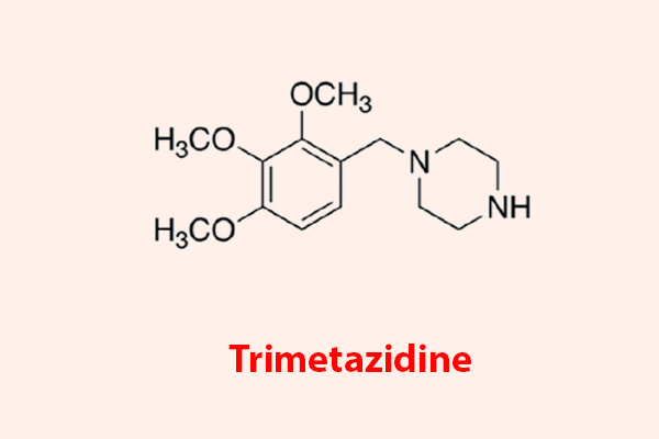 Công thức hóa học của Trimetazidine