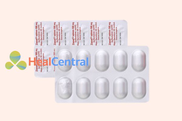 Hình ảnh: Vỉ thuốc Zinnat 5000mg