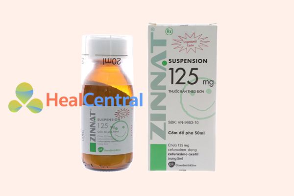 Zinnat 125mg lọ 50ml