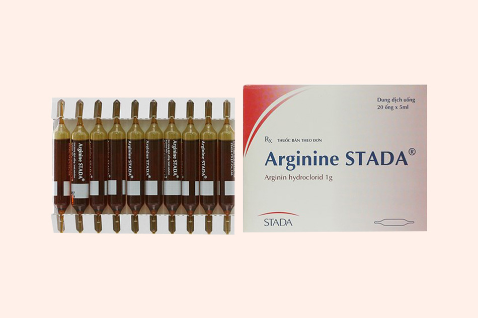 Hình ảnh ống thuốc Arginine