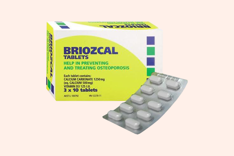 Thuốc Briozcal bổ sung canxi và vitamin D