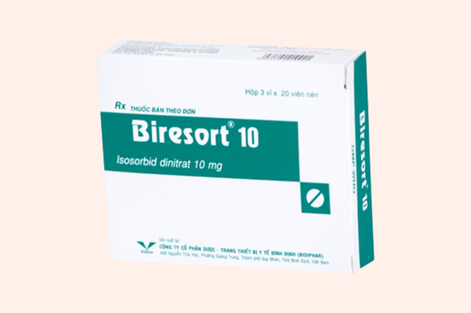 Thuốc Isosorbid với tên biệt dược là Biresort