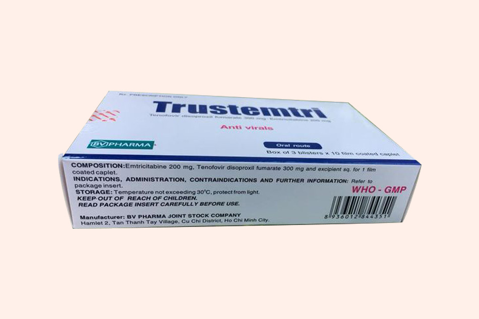 Hộp thuốc Trustemtri dạng vỉ