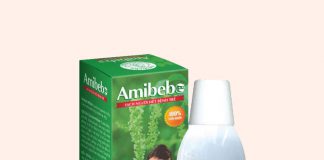 Nước tắm thảo dược Amibebe