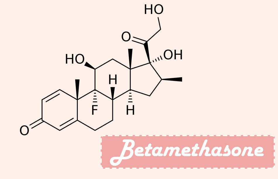 Công thức hóa học của Betamethasone