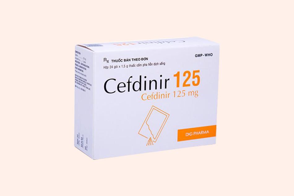 Hình ảnh hộp thuốc Cefdinir 125mg