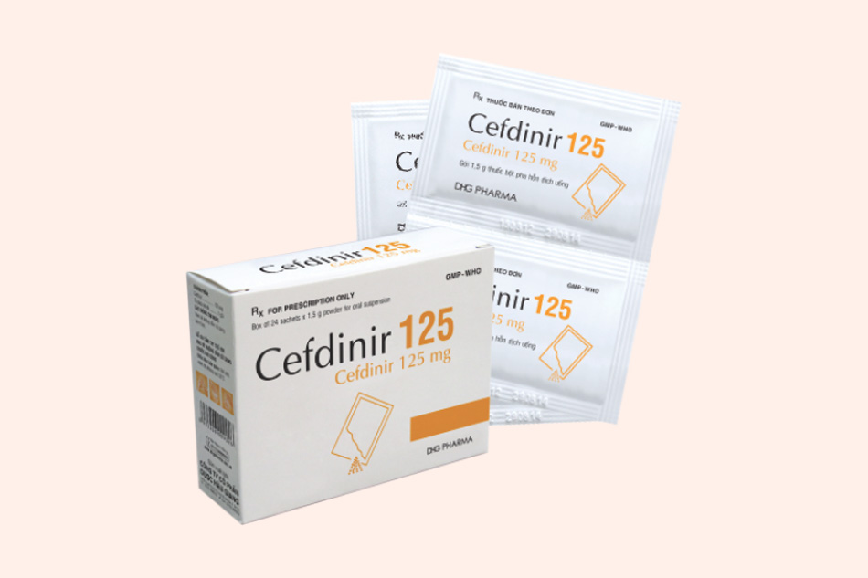 Hình ảnh gói thuốc Cefdinir 125mg