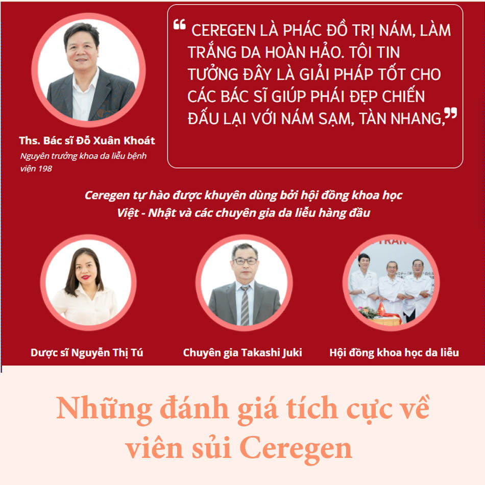 Dược sĩ Nguyễn Thị Tú - tin tưởng hiệu quả sản phẩm viên sủi Ceregen