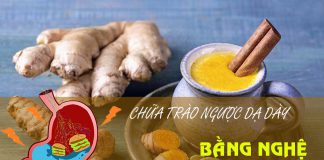 Cách chữa trào ngược dạ dày bằng nghệ