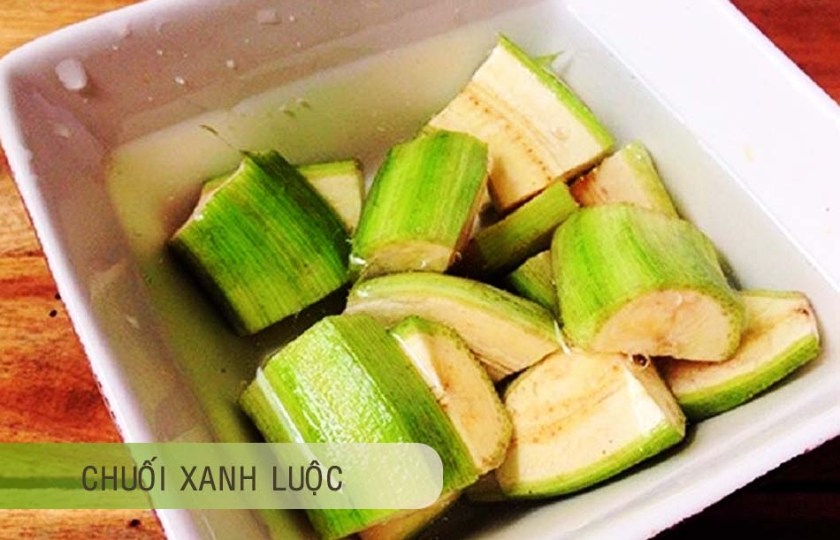 Chuối xanh luộc chữa đau dạ dày