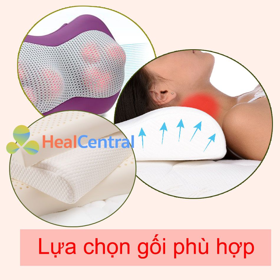 Nên lựa chọn loại gối phù hợp