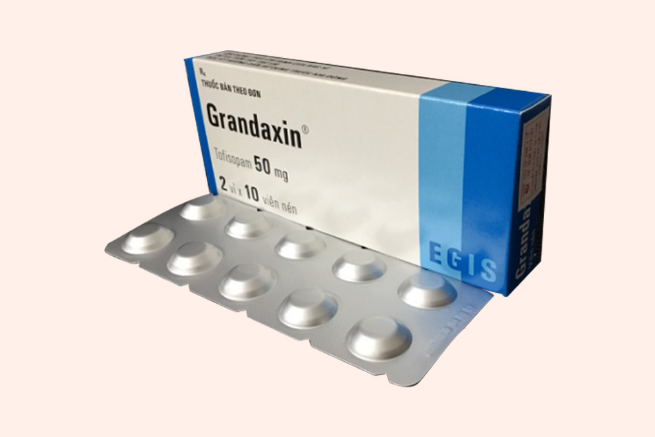 Hình ảnh vỉ thuốc Grandaxin 50mg 