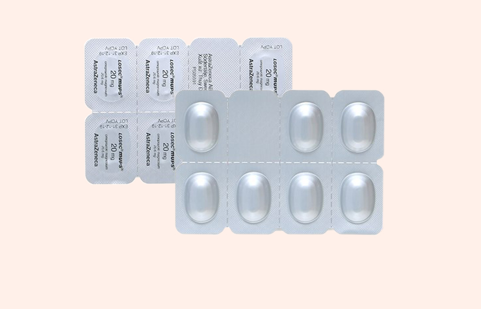 Hình ảnh: vỉ thuốc Losec mups 20mg