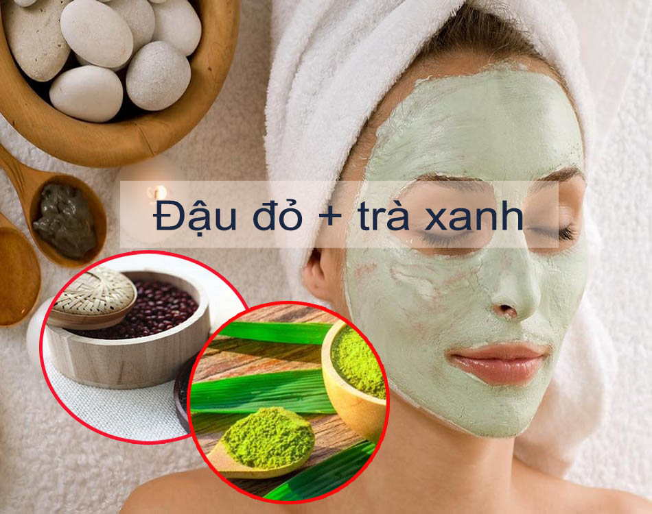 Mặt nạ đậu đỏ trà xanh