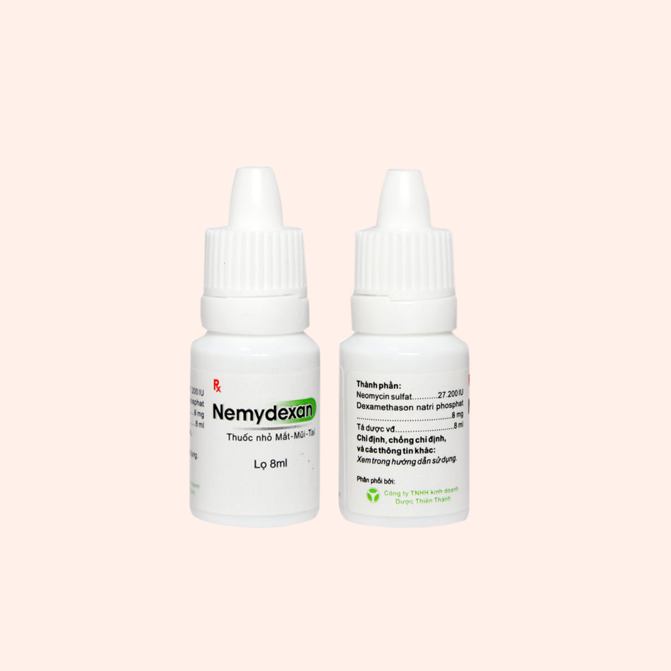 Hình ảnh: Lọ thuốc nhỏ mắt, mũi, tai Nemydexan 8ml