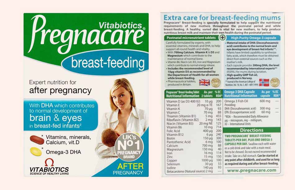 Vitabiotics Pregnacare breast-feeding