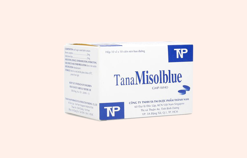 Hình ảnh: Hộp thuốc TanaMisolblue 10 vỉ