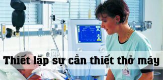 Thiết lập sự cần thiết thở máy